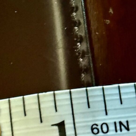 Vintage FERRAGAMO Men's Reversible BLACK/BROWN LEATHER Belt, Gancini, US Size 34 - Picture 6 of 9